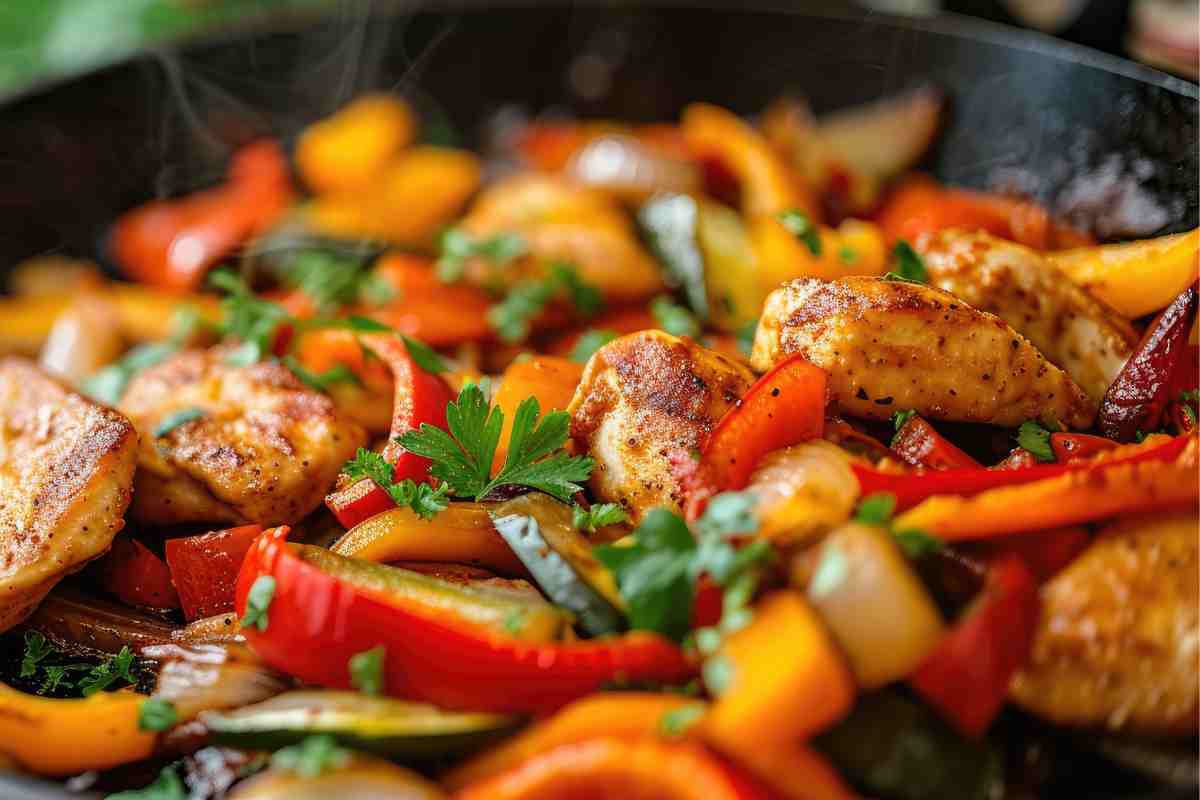 pollo con i peperoni alla toscana