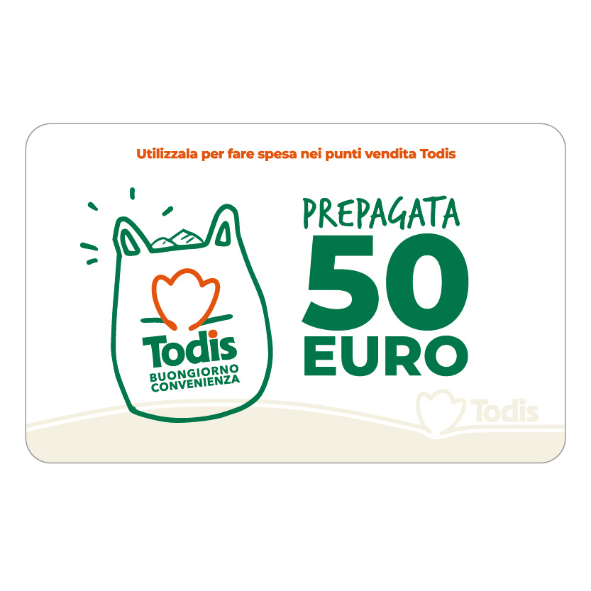 CARTA PREPAGATA 50 EURO